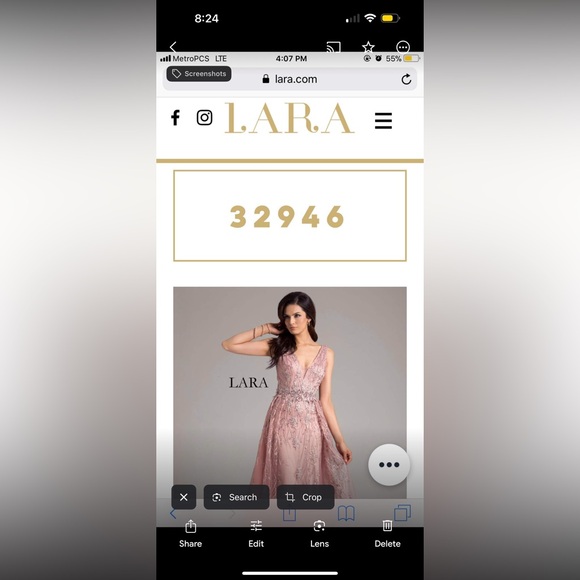 Lara Gown / Prom Dress - $700 VALUE Size 12 - Picture 4 of 13